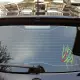 استیکر شیشه خودرو با شعار السلام علیک یا فاطمه الزهرا، دو رنگ ابعاد 20*24